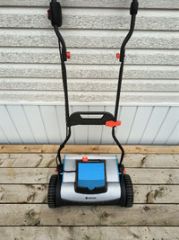 Gardena self propelled lawn mower with new battery