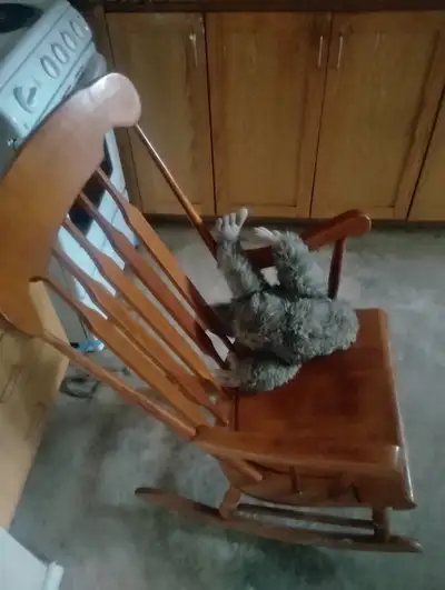 Title: MUST GO: Classic Wood Rocking Chair - $85 OBO Price: $85, View more