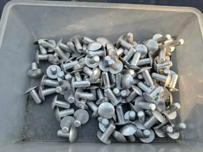 125 Aluminumun boat rivets 7/32 × 1/2 brazier HD.