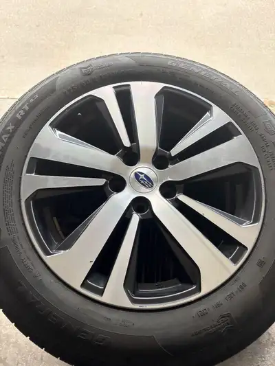 Subaru chrome summer tire
