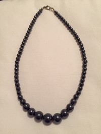 Charming Black Hematite Necklace