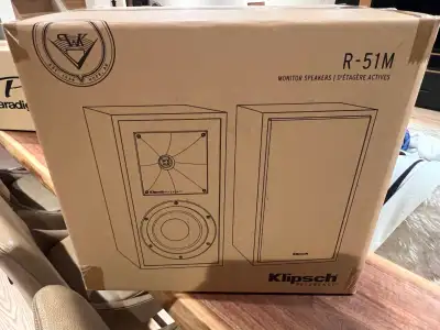 Klipsch R51M 85-Watt Bookshelf Speaker - Pair - Black, View more