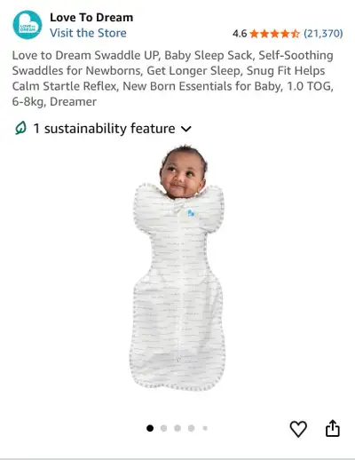 Love to Dream Swaddles, View more