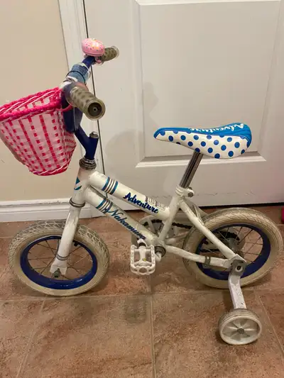 Bike (kid) - white and blue, View more