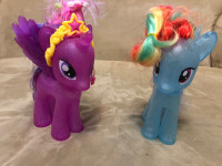 Princess Twilight and Rainbow Dash  My Little Pony toys