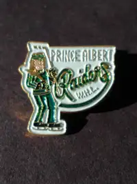 WHL Prince Albert Raiders old logo lapel pin