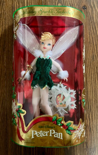 Walt Disney's Peter Pan Holiday Sparkle Tinkerbell Doll, from Ma