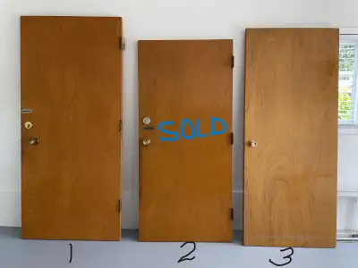 VINTAGE – 1 Solid Core and 1 Hollow Core Doors, View more