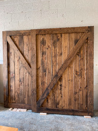 Rustic Sliding Barn Doors Custom Handcrafted & Hardware