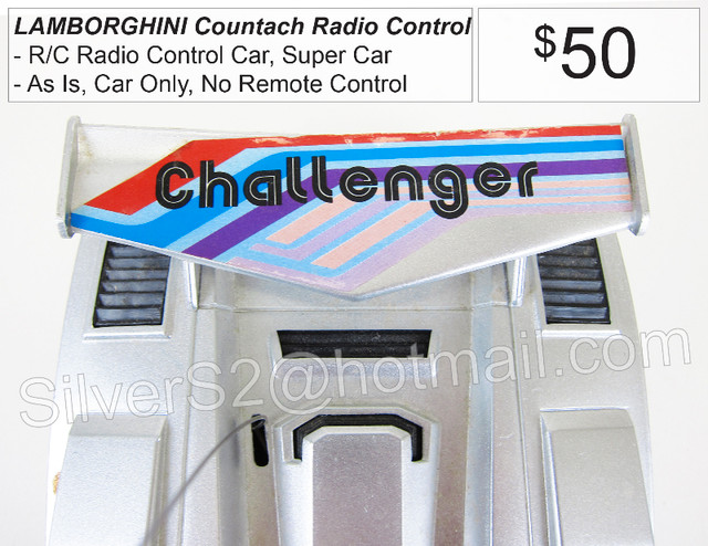 ~ LAMBORGHINI Countach Radio Control RC Car Only SilverBlack ~ in Other in City of Toronto - Image 3