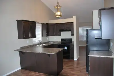3 spacious bedrooms and 2 full bathrooms New, easy-to-clean flooring Direct access to a large deck w...