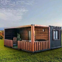 Shipping container house2x20 feet H/V stackable