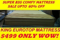 BRAND NEW LUXURY KING EURO TOP SUPER COMFY SALE ONLY $499   WOW