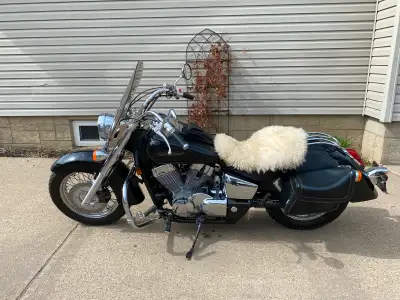 Selling my Honda Shadow 750. The bike is in excellent condition with 14k. I’ve removed the passenger...
