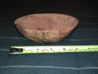 Rustic 5 1/4 L X 3 1/2 W X 2 H INCHES Olive Wood Bowl