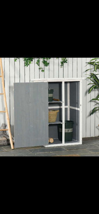 Garden Storage Shed with Asphalt Roof, Outdoor Storage Cabinet