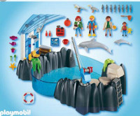 Playmobil dolphins basin set