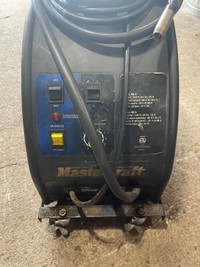 MIG/flux core welder. Can be run with or without gas. 