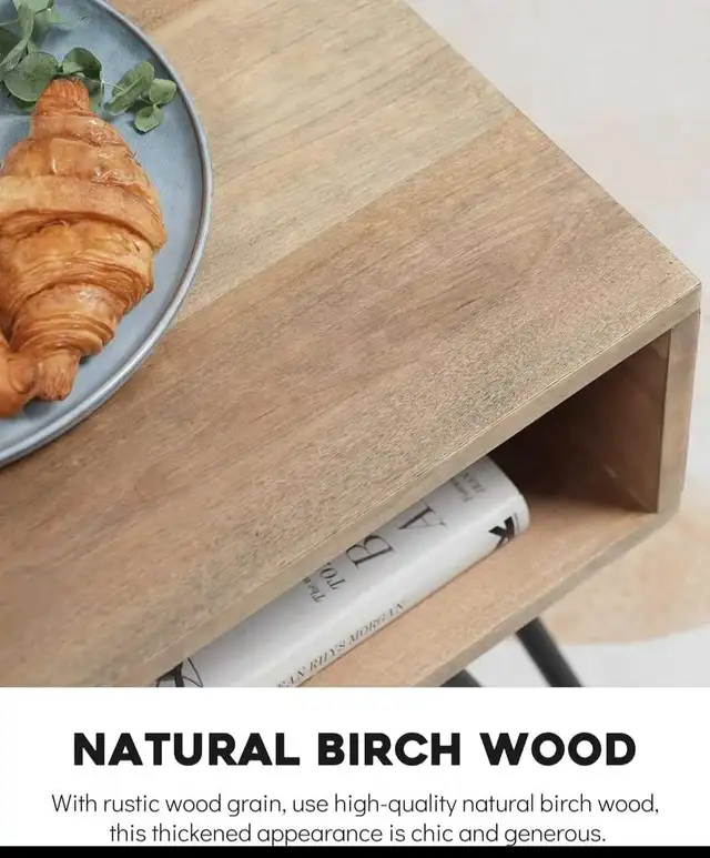  Coffee Table for Living Room, Slide Top Coffee Tables, Rustic N in Coffee Tables in City of Montréal - Image 6