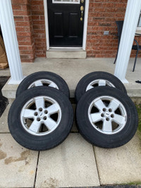 Summer tires and wheels