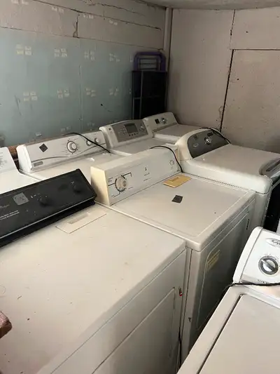Lots of used appliances with warranty send me your phone number for information price starts at $200...