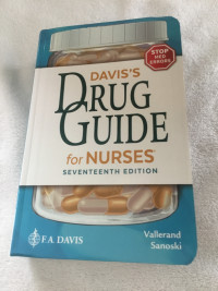 DAVIS’S DRUG GUIDE FOR NURSES 7’th EDITION MEDICAL BOOK