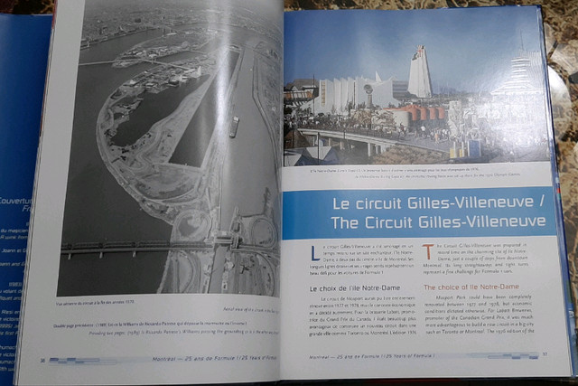 Beau Livre 11 x 14 Montreal 25 Ans de Formule 1 dans Art et objets de collection  à Trois-Rivières - Image 2