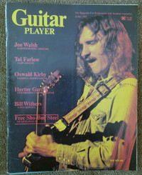 GUITAR PLAYER MAGAZINE - 1975 JUNE  - JOE WALSH cover
