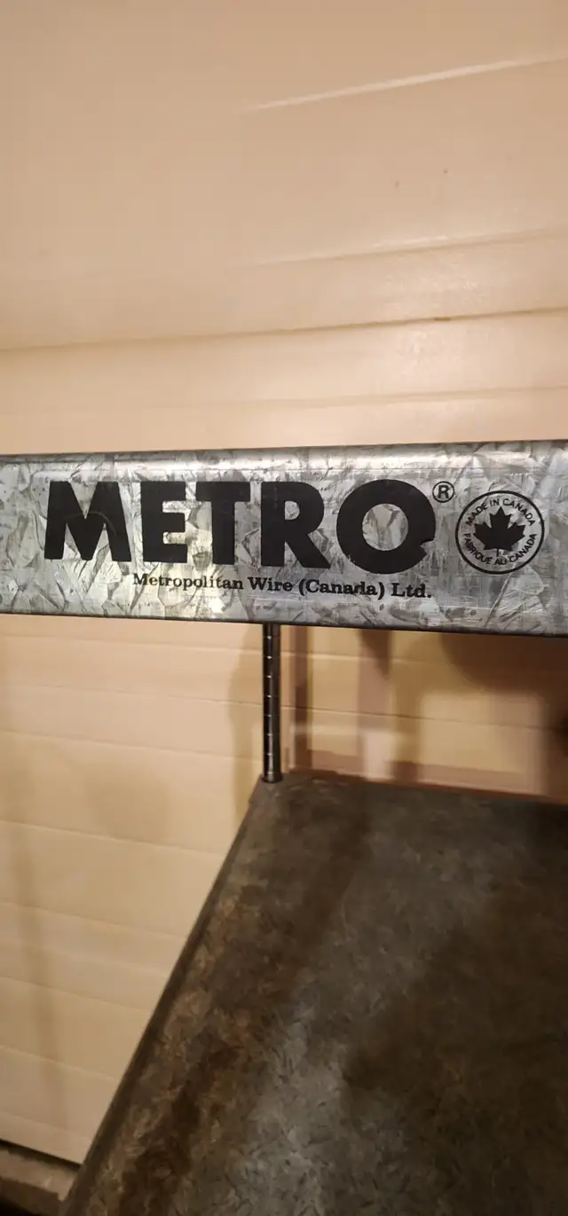 Heavy Duty Metro 5 Level Metal Shop Shelf 48in x 22in x 55in T in Bookcases & Shelving Units in Edmonton - Image 4