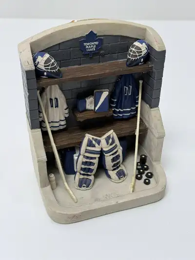 Toronto Maple Leafs Mini Locker Room Display – NHL Goalie Gear, View more