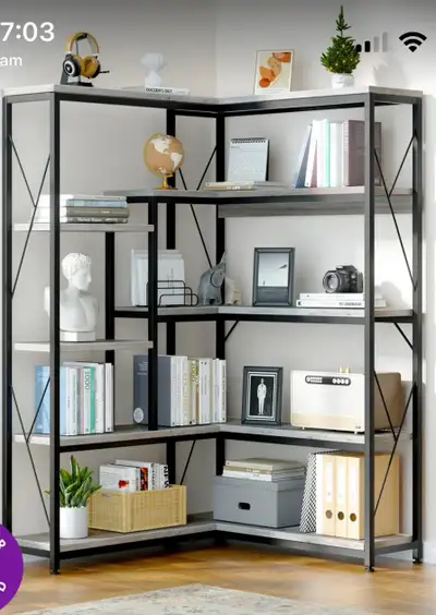 Corner bookcase , View more