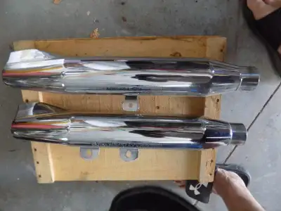 1995-99 Harley Davidson slip ons, View more