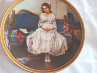 Vintage Norman Rockwell 
Collector Plate Waiting at the Dance