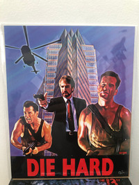 Die Hard "Yippee-Ki-Yay" 8x10 Print Signed by Oscar Van LE /500