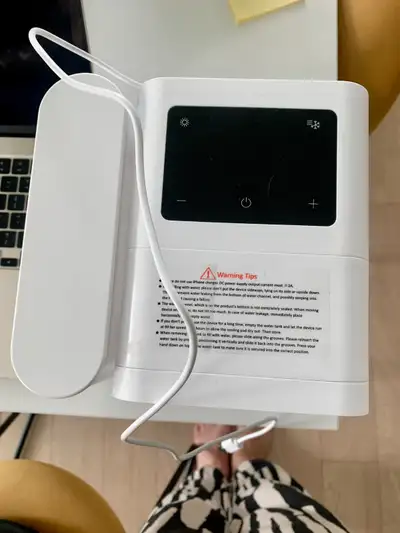 Cool Chill as pictured you just put ice, plug in, and let it work there's a contact for usb, you can...