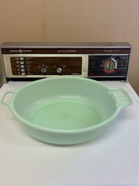 Vintage Mint Green Plastic Wash Basin 70s