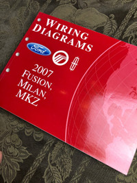 2007 FORD FUSION MILAN MKX FACTORY WIRING DIAGRAMS #M1031