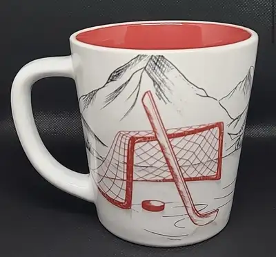 TIM HORTONS 2018 Limited Edition Collectible Red Hockey Canada Ceramic Mug (14 oz) NEW!! Perfect con...