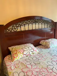 KING BED ALONG WITH DRESSER AND SIDE TABLE FOR SALE
