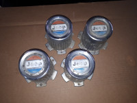 Vintage Jeep Wagoneer hub caps centers SET of 4