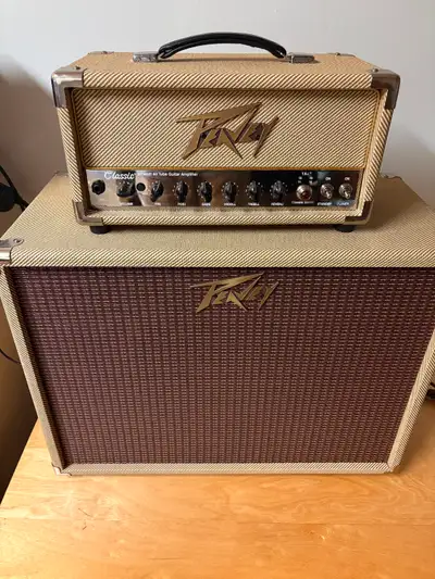 Peavey Classic 20MH tube amp and Celestion V30 1x 12 Cab, View more
