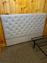 Queen sized upholstered headboard 