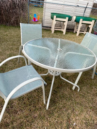 Bikes and Patio Table & 3 patio chairs FOR SALE
