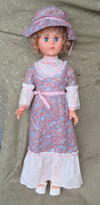 1950'S LARGE RELIABLE CANADA LIFE-SIZE 32” DOLL WITH DRESS
