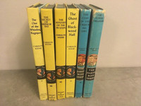 40s 50s 6 HARDY Boys NANCY DREW Mystery Books Original Hard Covr