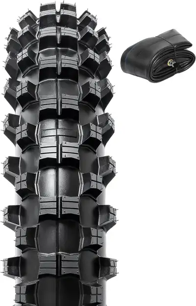 NEUF:Pneu avant/arrière moto tout-terrain110/100-18 (P-2006), View more
