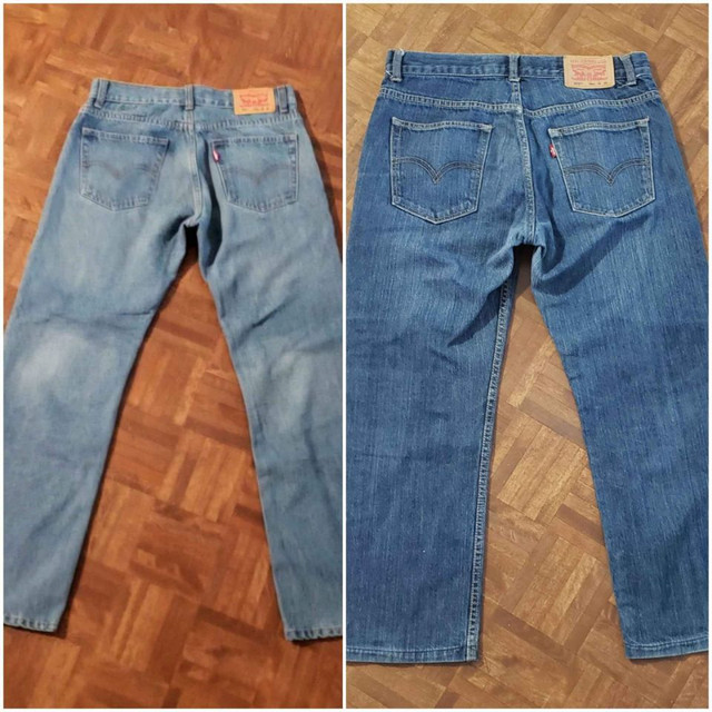 Both for $30 - 2 Levis straight jeans pants 16reg 28x28 and 18re dans Hommes  à Longueuil/Rive Sud - Image 4