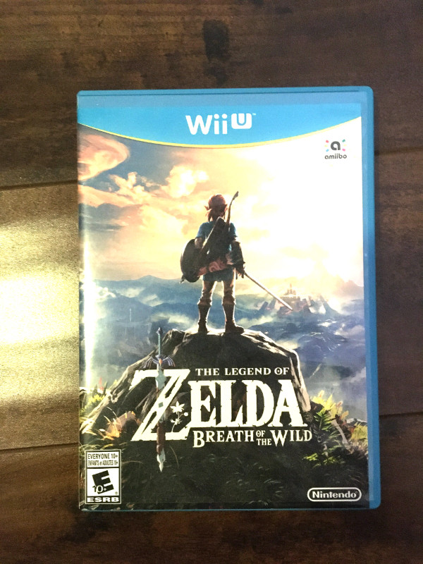Zelda Breath of the Wild Video Game - Wii U in Nintendo Wii U in Delta/Surrey/Langley