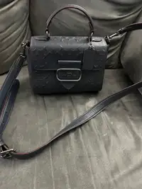  Navy blue coach satchel 