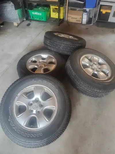 Size 235 70R16 All Season on OEM Mazda Rims, comes off from Mazda Tribute.Pick up in Shawnessy.
